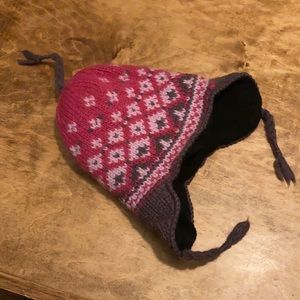 Vintage Lands End Wool Beanie Hat